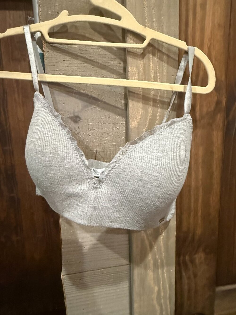 Womens Nautica bra size 38c , gray, no wire, NWOT
